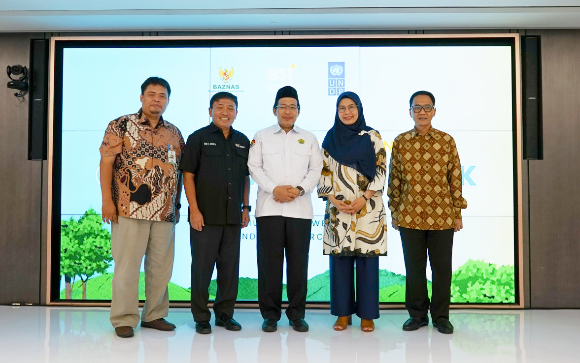BSI Bersama UNDP & BAZNAS Siap Kembangkan & Implementasikan Green Zakat
