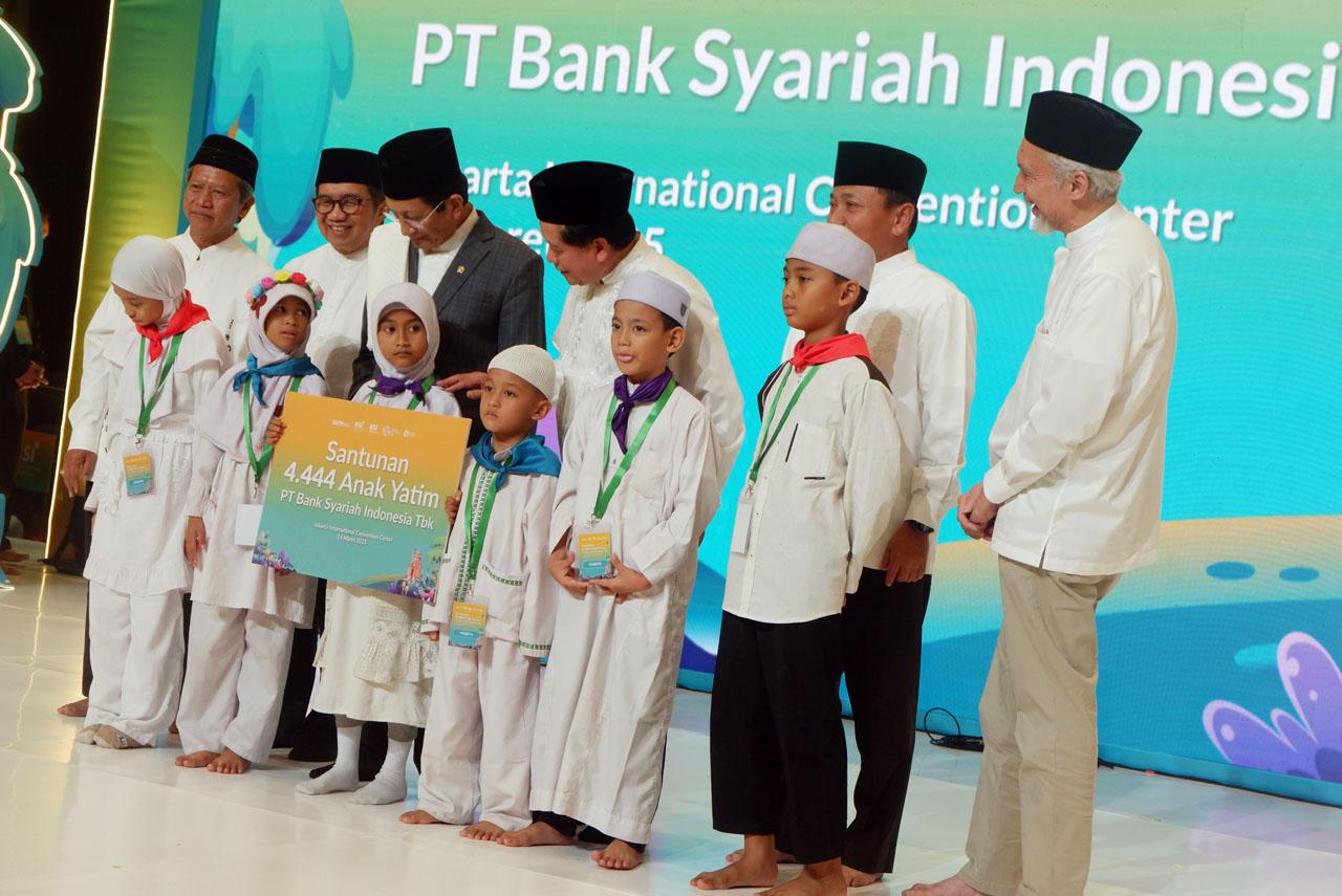 BSI Syukuri Perjalanan Sukses dengan Santunan 4.444 Anak Yatim
