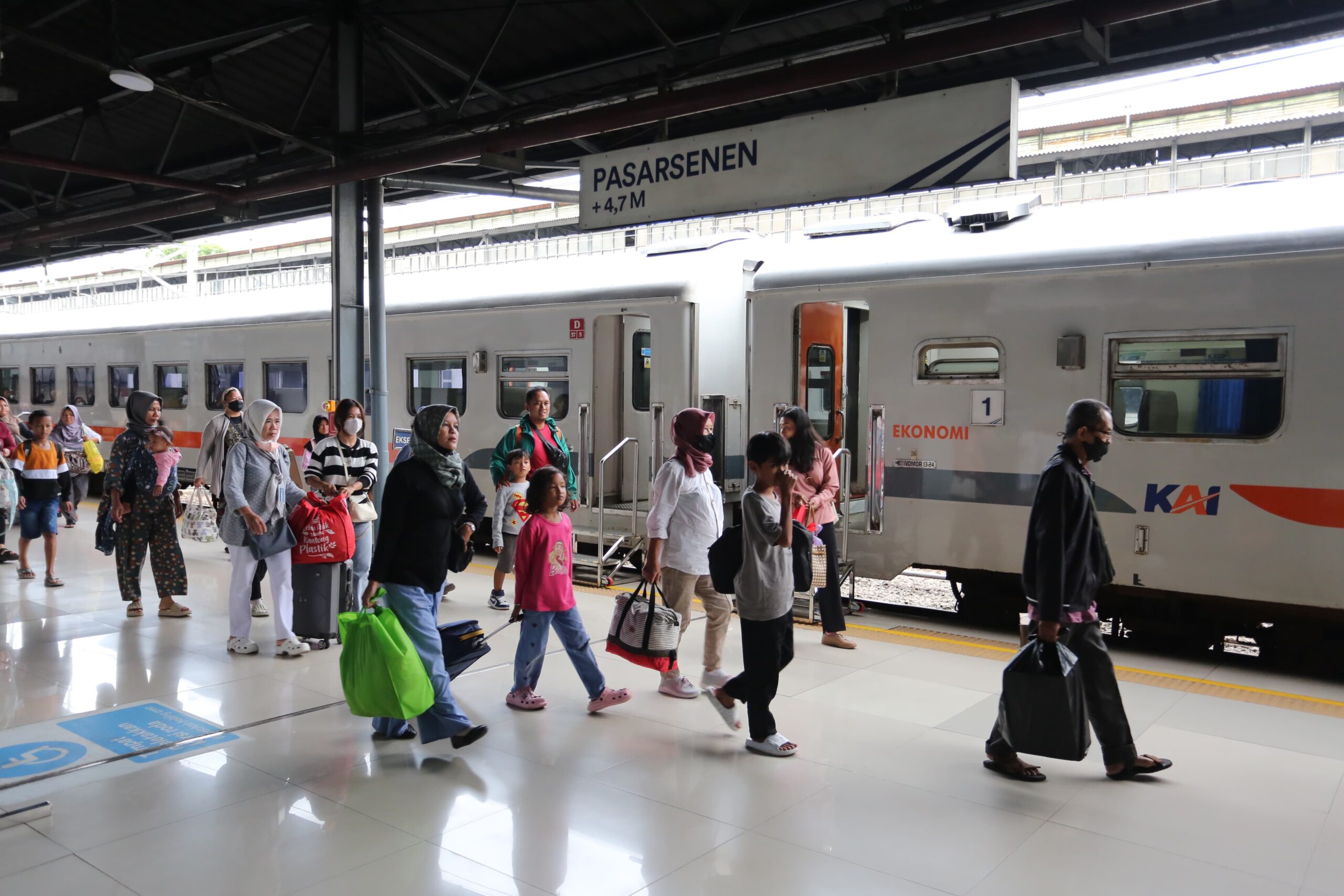 Mudik Kereta Api Makin Diminati, 689.274 Penumpang Telah Berangkat