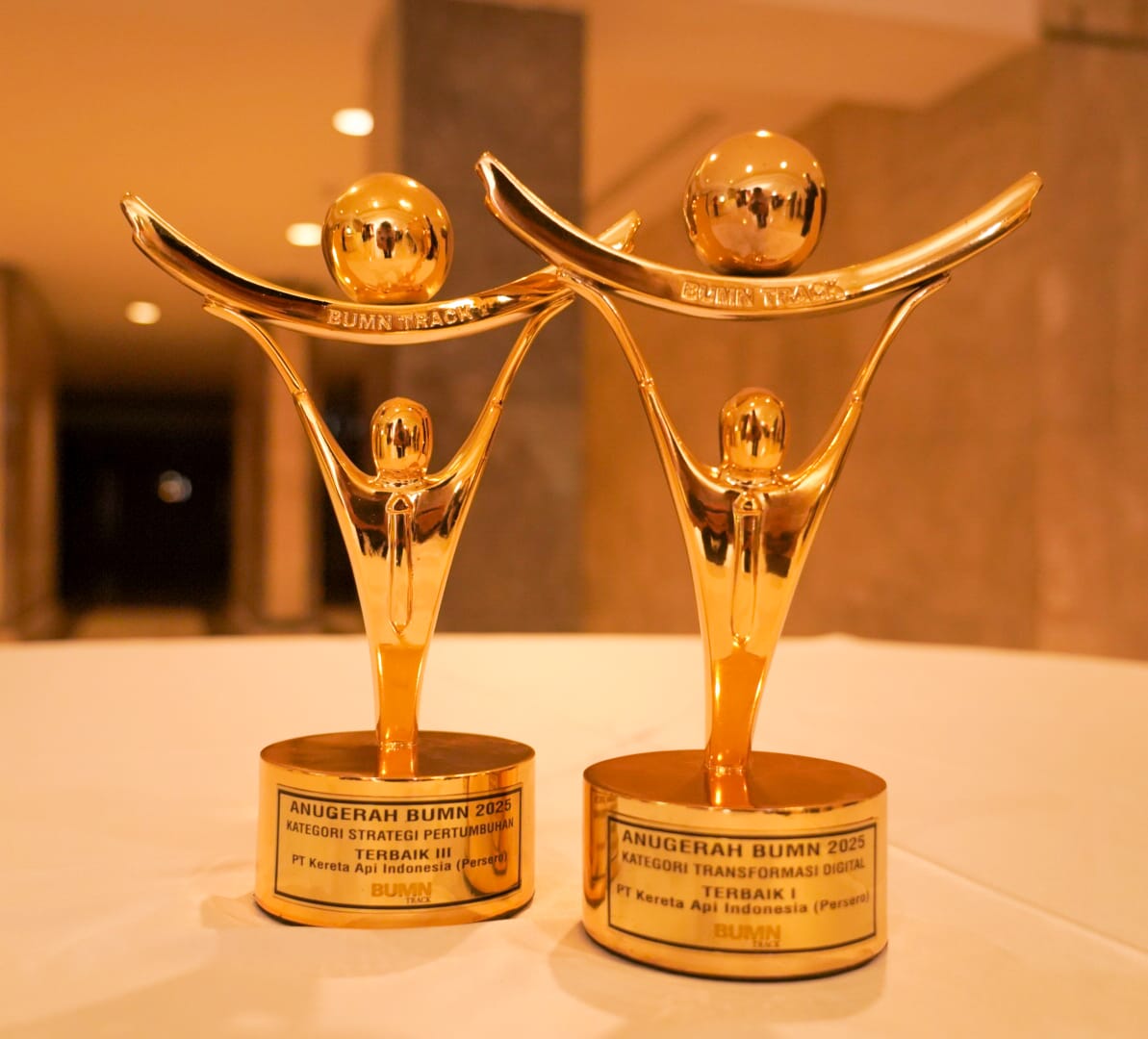 KAI Sukses Raih Penghargaan di Anugerah BUMN 2025 dan Infobank-Isentia Digital Brand Appreciation