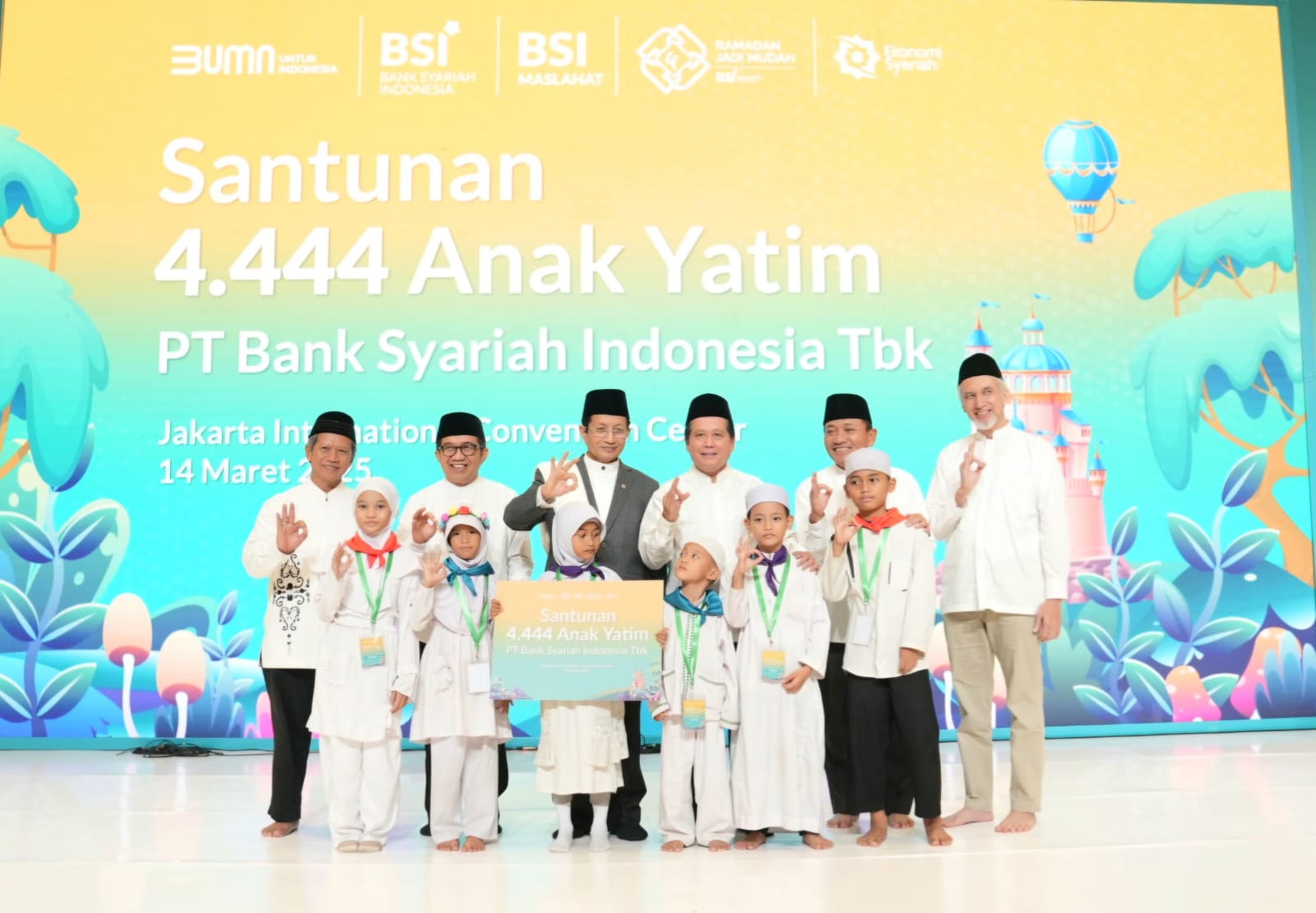 BSI Syukuri Pencapaian dengan Santunan untuk 4.444 Anak Yatim di Tengah Kinerja Positif