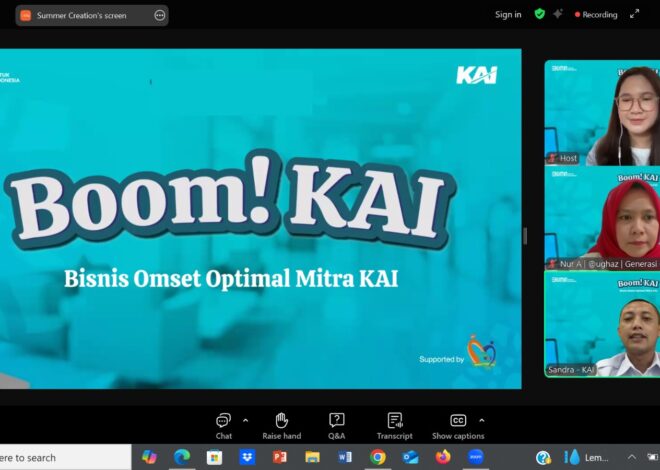 KAI Luncurkan Program BOOM! KAI dan MiKA Next Class untuk Pemberdayaan UMKM di Era Digital