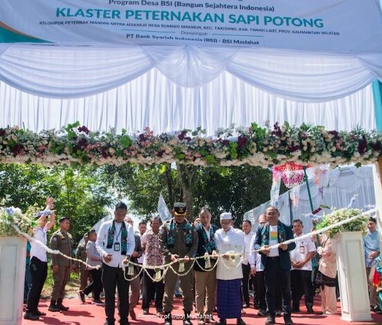 Berdayakan Ekonomi Kerakyatan, BSI Resmikan Desa Bangun Sejahtera Indonesia di Kalsel